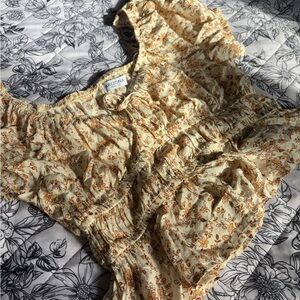 Arizona Yellow Floral Shirt